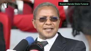 Jakaya Kikwete delivers inspiring speech at Rupiah Banda State Funeral  Zambia [upl. by Guthry]