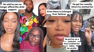 People React To Safaree And Erica Mena’s Coparenting Drama [upl. by Hoye484]