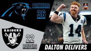 ANDY DALTON DELIVERS  PANTHERS WIN  Week 3 Recap  Panthers vs Raiders  NFL [upl. by Muir]