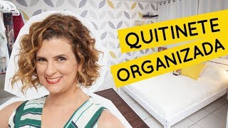 Quitinete ideias de organização para o ambiente  Antes e Depois  Micaela Góes [upl. by Dine]