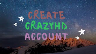 How to Create CrazyHDcom Account  CrazyHD Account Create Invitation Linkyameen [upl. by Rebekkah]