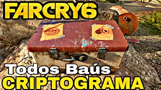 Far Cry 6 Todos os BaÃºs de Criptograma [upl. by Ordnael]