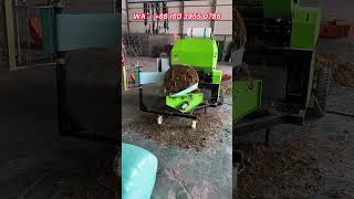 Fully automatic silage baling and wrapping machineUsed for storing silage [upl. by Yrgoerg741]