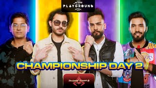 Playground 3 Championship Day 2  Shadow Fight  CarryMinati Elvish Yadav Techno Gamerz Mortal [upl. by Goines]