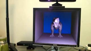 Holographiclike displaying using head pose tracking and screencamera calibration [upl. by Anivek748]