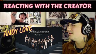 REACTING WITH CREATOR OF Kep1er 케플러 l Straight Line ANDY LOVE [upl. by Onimixam]