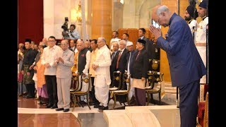 President Kovind presents Padma Awards [upl. by Hoye470]