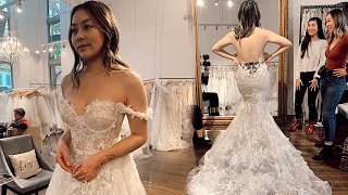 Wedding Dress Shopping I said YES to the dress [upl. by Annoirb]