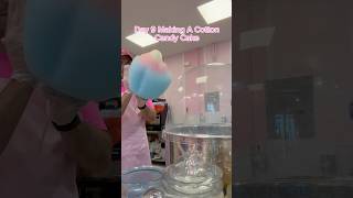 Day 9 of Making A Cotton Candy Flower journey cottoncandy flower art food sweets dessert [upl. by Maggie]