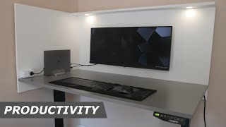 Dieses SETUP ist perfekt für PRODUCTIVITY Schreibtisch selbst bauen [upl. by Laerol]