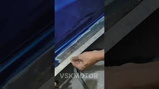 car running brord dent removal how VSKVLOGSVVT vskmotors [upl. by Imat]