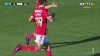 Golo Henrique Araújo SC Farense 11 Benfica B  Liga Portugal SABSEG  SPORT TV [upl. by Lihka]