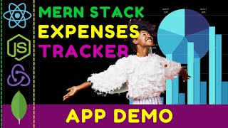 🟢 mern stack tutorial project for beginners 1 Expenses app demo 🌈 [upl. by Reneta]