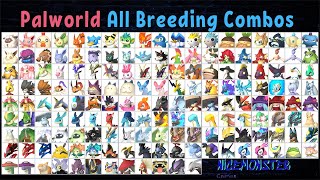 Palworld All Breeding Combos  26569 Option [upl. by Aiyot]