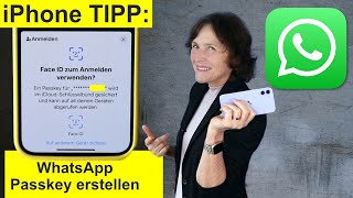 iPhone Tipp zu WhatsApp Konto sicherer machen und Passkey aktivieren iPhone einfach erklärt [upl. by Monte]