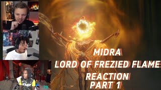 Elden Ring  Streamers Reaction to Midra Lord of Frenzied Flame Part 1 My Gameplay at the End [upl. by Rupert]