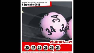 LOTTO 6aus49Gewinnzahlen von Samstag 02092023 [upl. by Pals]