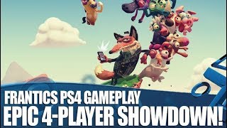 Frantics PS4 Gameplay  Epic 4Player Showdown [upl. by Oba]