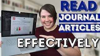 How To Read Scientific Journal Articles Effectively  The Most Efficient Research Paper Reads [upl. by Nalliuq]