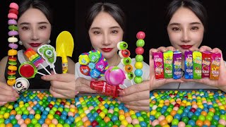 ASMR Mukbang Chinese Food mukbang emoji eat fat meat MEAT MUKBANG FOOD spinning candy taffy EP70 [upl. by Lyndsey]