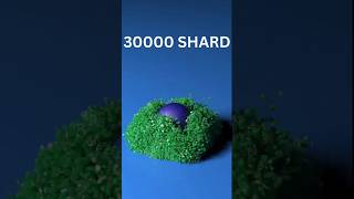 Sphere shatters Cube into 30000 Shard 3d shorts 3dart blender3d maths physics cinema4d [upl. by Casilda]