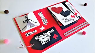 Beautiful Handmade Birthday Greeting Card  Special Handmade Birthday Card Idea  Tutorial [upl. by Eyram]