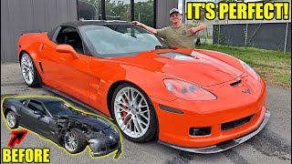 Our Wrecked Corvette ZR1 Is Fully Rebuilt [upl. by Frissell]