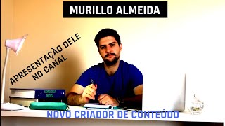 Apresentação Murillo Almeida  Novo criador de conteúdo  Medicina Geral [upl. by Atinob]