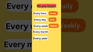 Adverbial phrases of frequency English speaking practice vocabulary learnenglish speakenglish [upl. by Furie]