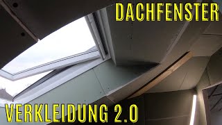 Upgrade Dachflächenfenster Verkleidung 20 Herstellung mit der Oberfräse Drywall hack Velux DIY [upl. by Acirne]