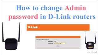 How to change Admin password in DLink WiFi routerWiFi routerDLinkDSL124Create a user in Dlink [upl. by Nosahc]