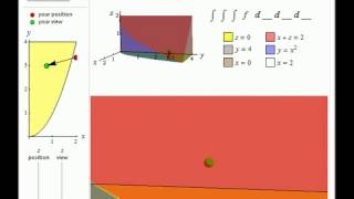 Triple Integral Parabolic Cylinder and Plane Example [upl. by Pradeep]