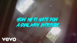 Ikaya Producer Ajal  Insecure Lyric Video [upl. by Hayikaz]