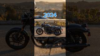 Royal Enfield 🏍️evolutionof19702024shortevolutionRoyalEnfieldshortvideoviralvideoapple [upl. by Htebharas]