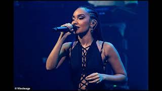 LeighAnne Pinnock stuns in a racy black outfit during her solo tour as her Little Mix bandmates Jad [upl. by Atnwahs]