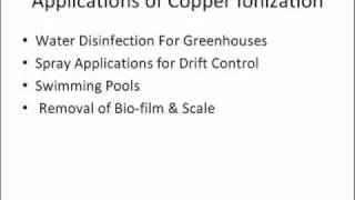 Copper ionization for irrigation [upl. by Dorrej463]