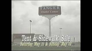 1996 Tanger Outlet Center Tent Sale Commercial [upl. by Warthman]