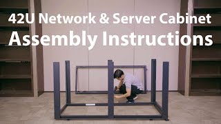 Assembly Instructions for 42U Network and Server Cabinet GR800Series  FS [upl. by Olnee]