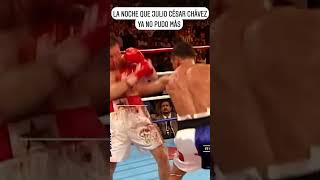 La noche que Julio César Chávez ya no pudo más boxing [upl. by Nnaeus]