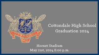 Cottondale High School 2024 Graduation [upl. by Nnylylloh34]