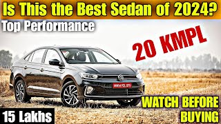 Volkswagen Virtus Topline 2024 Review🔥  Best Sedan  Top Model [upl. by Ecaidnac]