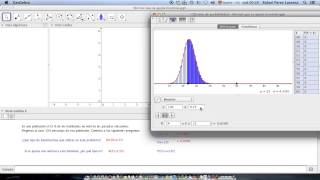 Geogebra Distribución Normal que se ajusta a la Binomial [upl. by Jago]