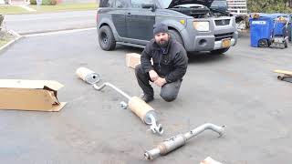 The Most Complete amp Cheapest Exhaust System Honda Element with Catylic Converter Overview Review [upl. by Abocaj]