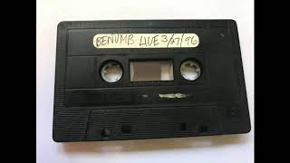 BENUMB  March 27th 1996  KFJC Los Altos CA AUDIO [upl. by Marguerite]