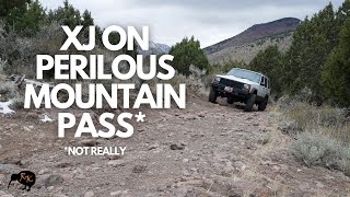 JEEP CHEROKEE XJ  Mountain Pass  Future Upgrades  Relaxing Drive with Snow Flurries  Utah [upl. by Slen592]