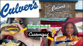 You can customize your burger Culver’s Bloveslife food mukbang eatingshow foodie eating [upl. by Farron466]