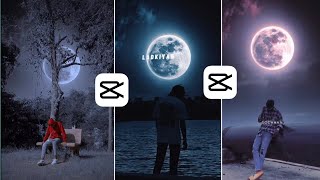 Moon Effect Video Editing In Capcut  Moon Png Video Editing  Capcut Editing Tutorial [upl. by Adama531]