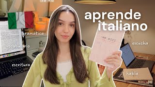 La GUÍA definitiva para APRENDER ITALIANO por tu cuenta  Carolette Martin [upl. by Eedissac]