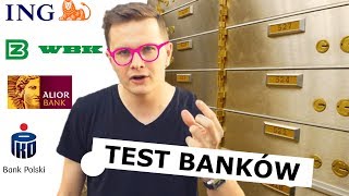 KTÓRY BANK LEPSZY PKO BP BZ WBK ING ALIOR BANK [upl. by Aikrahs]