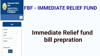 Immediate Relief fund for ifhrms Immediate Relief fund bill for kalanjiyam [upl. by Goraud676]